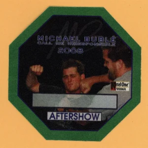Michael Buble 2008 Call Me Irresponsible Concert Tour AFTER SHOW Backstage Pass