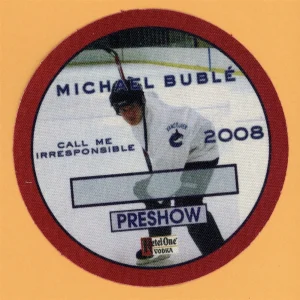 Michael Buble 2008 Call Me Irresponsible Concert Tour PRE SHOW Backstage Pass