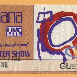 Diana Ross 1992 Here and Now Concert Tour AFTER SHOW Backstage Pass