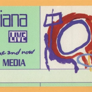 Diana Ross 1992 Here and Now Concert Tour MEDIA Backstage Pass