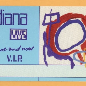 Diana Ross 1992 Here and Now Concert Tour VIP Backstage Pass
