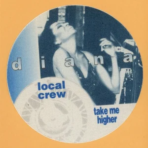 Diana Ross 1995 Take Me Higher Concert Tour CREW Backstage Pass