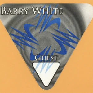 Barry White 1995 Icon Concert Tour GUEST Backstage Pass