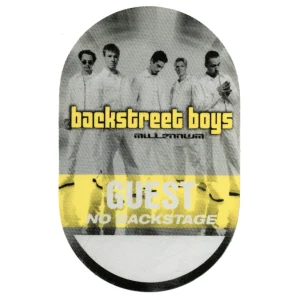 Backstreet Boys 1999 Millennium Concert Tour Guest Backstage Pass