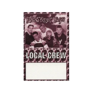 Backstreet Boys 1998 Backstreet's Back Concert Tour Local Crew Backstage Pass