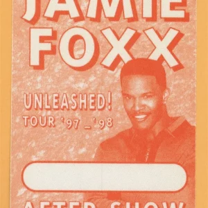 Jamie Foxx 1997 Concert Tour AFTER SHOW Backstage Pass