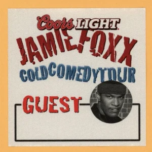 Jamie Foxx 1998 Concert Tour GUEST Backstage Pass