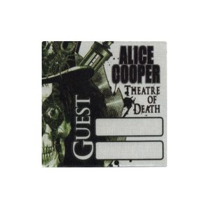 Alice Cooper 2009 Theatre of Death Concert Tour Guest Backstage Pass