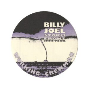 Billy Joel 1990 Storm Front Concert Tour Working Backstage Pass
