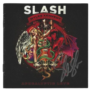 SLASH SIGNED Apocalyptic Love CD JSA COA Myles Kennedy Conspirators Guns N Roses