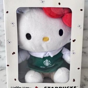 Hello Kitty Starbucks Barista Plush 2025 Sanrio Exclusive – New in Box