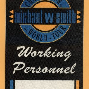 Michael W. Smith 1992 Change Your World Concert Tour WORKING Backstage Pass