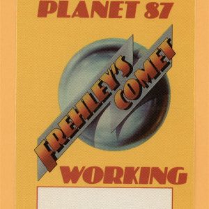 Frehley's Comet 1987 KISS Concert Tour WORKING Backstage Pass