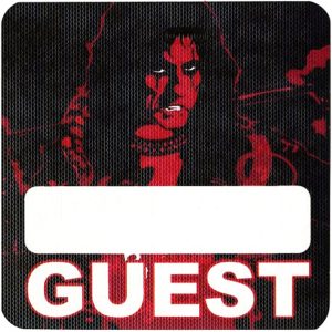 Alice Cooper 2012 Welcome 2 My Nightmare Concert Tour Guest Backstage Pass