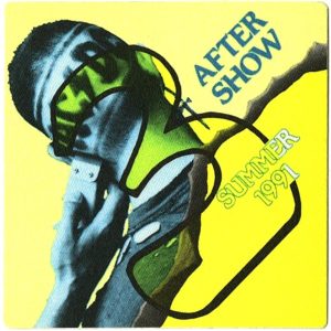 AC/DC 1991 Razor's Edge Concert Tour After Show Backstage Pass