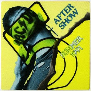 AC/DC 1991 Razor's Edge Concert Tour After Show Backstage Pass