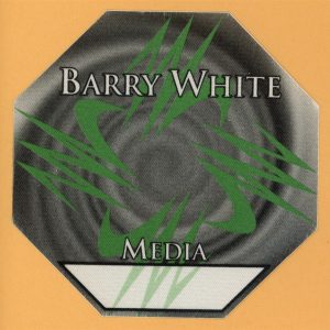 Barry White 1995 Icon Concert Tour MEDIA Backstage Pass