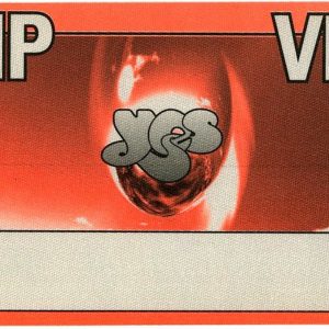 Yes 2001 Magnification Concert Tour VIP Backstage Pass