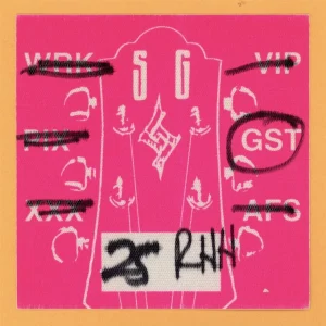 Savage Garden 1997 Concert Tour Backstage Pass