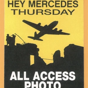 Saves The Day 2000 Hey Mercedes Concert Tour All Access Backstage Pass