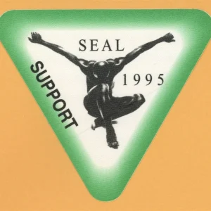 Seal 1995 Concert Tour SUPPORT Backstage Pass
