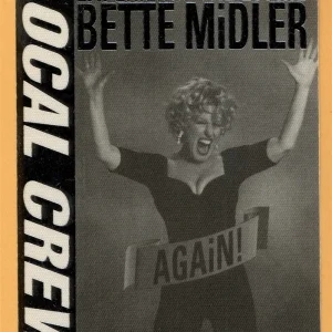Bette Midler 1993 Experience the Divine Again! Tour LOCAL CREW Backstage Pass