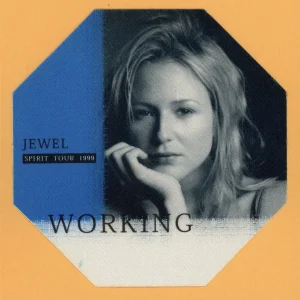 Jewel 1999 Spirit Concert Tour WORKING Backstage Pass