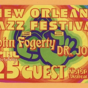 John Fogerty 1998 Dr. John Concert Tour ARTIST Backstage Pass