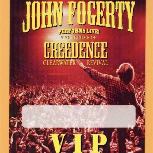 John Fogerty 2007 Revival Concert Tour VIP Backstage Pass