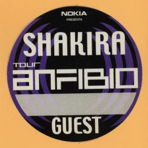 Shakira 1998 Dónde Están los Ladrones? Concert Tour GUEST Backstage Pass