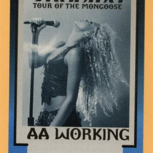 Shakira 2001 Tour of The Mongoose Concert ALL ACCESS Backstage Pass