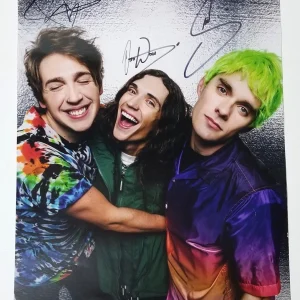 Waterparks full band SIGNED Alternative Press Poster #3 COA Autograph Awsten