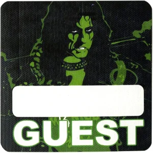 Alice Cooper 2012 Welcome 2 My Nightmare Concert Tour Guest Backstage Pass