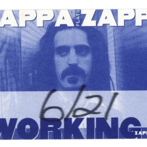 Dweezil Zappa Zappa Plays Zappa Working Backstage Satin Pass
