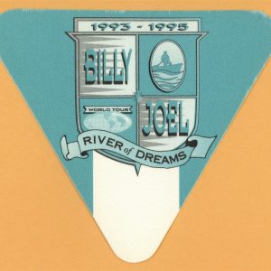 Billy Joel 1993 River of Dreams Concert Tour After Show Backstage Pass