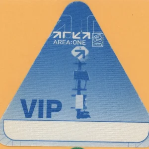Outkast, Incubus & Moby 2001 Area One Concert Tour VIP Backstage Pass