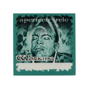 A Perfect Circle 2001 Mer de Noms Concert Tour Working Backstage Pass