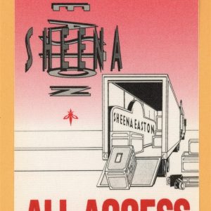 Sheena Easton 1991 What Comes Naturally Concert Tour ALL ACCESS Backstage Pass