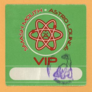 Smash Mouth 1999 Astro Lounge Concert Tour VIP Backstage Pass