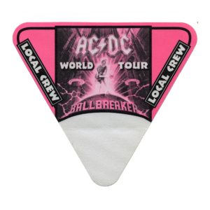 AC/DC 1996 Ballbreaker Concert Tour Local Crew Backstage Pass