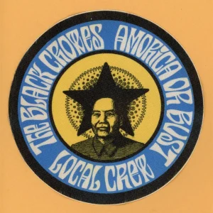 Black Crowes 1995 Amorica or Bust Concert Tour Local Crew Backstage Pass