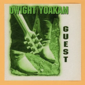 Dwight Yoakam 2000 Tomorrows Sounds Concert Tour GUEST Backstage Pass