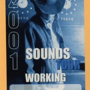 Dwight Yoakam 2001 Sounds Concert Tour WORKING Backstage Pass