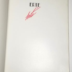 Erté REAL hand SIGNED A Rizzoli Paperback Book JSA LOA Autograph French Designer