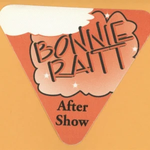 Bonnie Raitt 1995 Longing in Their Hearts Concert Tour AFTER SHOW Backstage Pass