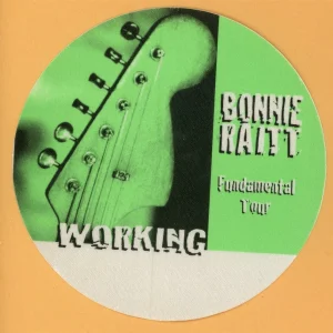 Bonnie Raitt 1998 Fundamental Concert Tour WORKING Backstage Pass