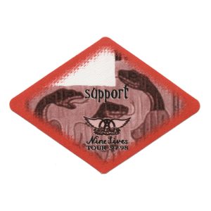 Aerosmith 1997 Nine Lives Concert Tour Support Backstage Pass
