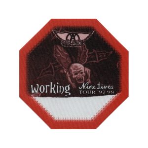 Aerosmith 1997 Nine Lives Concert Tour Working Backstage Pass