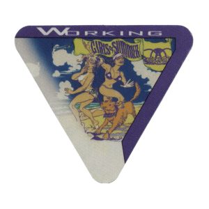 Aerosmith 2002 Girls of Summer Concert Tour Working Backstage Pass