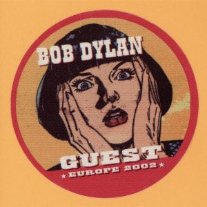 Bob Dylan 2002 Europe Concert Tour Guest Backstage Pass